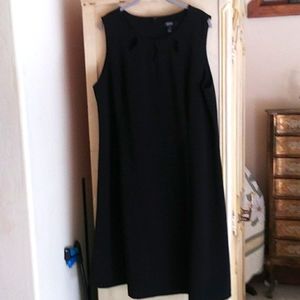 Black dress with cutouts